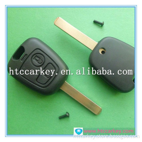 High quality for Peugeot 307 2 Button Without Groove (without logo) Silca: VA2 remote car key shell